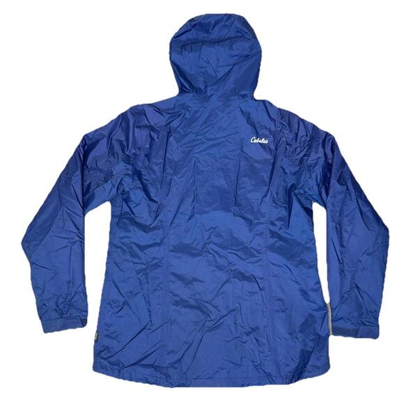 Cabelas 4 Most Repel Rain Windbreaker Womens L Hood Packable Nylon Mesh Gorp - Picture 4 of 7